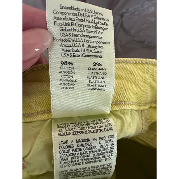 MOTHER The Tomcat Citron High Rise Straight Leg Denim Jeans Size 25 - Picture 9 of 10